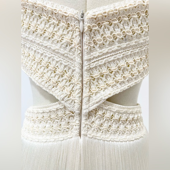 PatBO Fringe Beach Dress with Pearl Straps - Picture 8 of 13